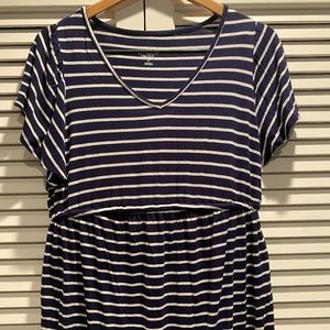 Maternity short sleeve shirt